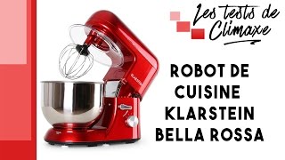 Test dun robot de cuisine Klarstein Bella Rossa TK2 1200W [upl. by Ainad]