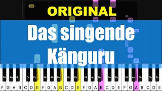 Piano Tutorial Das singende Känguru  ORIGINAL [upl. by Fife]