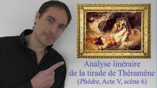 【Bac amp Fac】 Lanalyse linéaire à travers la tirade de Théramène Phèdre [upl. by Wendel]