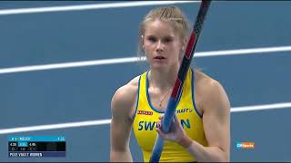 Michaela Meijer  Pole Vault  EIC Championships [upl. by Bigelow886]