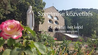 Szentmise közvetítés  24 évközi hét kedd  Bíró László püspök  Szent Imre templom [upl. by Vilma]