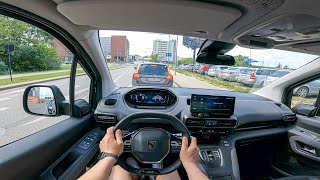 NEW Peugeot Rifter 2024  POV Test Drive [upl. by Attenborough]