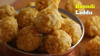 BOONDI LADDU Perfect Tips for Juicy Boondi Ladduబూంది లడ్డుBoondi Laddu recipe In Telugu [upl. by Corey]