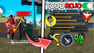 ✅SENSIBILIDAD FREE FIRE SEGUIMIENTO CABEZA😱 CONFIGURACIÓN PARA DAR TODO ROJO EN FREEFIRE [upl. by Earley]