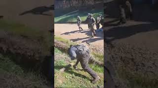 Tensión en la Araucanía duro enfrentamiento entre carabineros y mapuches [upl. by Linc963]