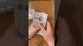 Unstuffing my budgetwithsiân 250 savings binder 🤑 unstuffingenvelopes cashstuffing [upl. by Akit880]