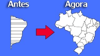 Evolução do Território Brasileiro [upl. by Ueihtam]