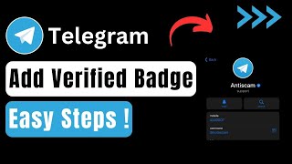 How To Add Verified Badge On Telegram Premium [upl. by Elletnahc729]