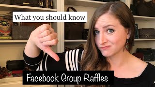 Buyer Beware Facebook Group Raffles Why I Don’t Play [upl. by Bough]