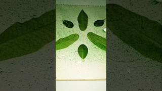 Leaf Painting Tutorial🌿 leafart art shorts ytshort painting tutorial leaf designerdiaries [upl. by Cruickshank]