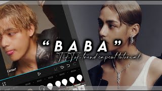 “BABA” TikTok trend capcut editing tutorial [upl. by Leclair]