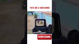 Fastest 1v3 in Apartments P 90 close range OP gun bgmi pubgmobile [upl. by Adoree133]