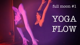 20 min Yoga Flow For Balance  Moon Salutation 1  Full Moon [upl. by Shauna]