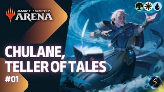 Its Showtime Chulane Teller of Tales 🌲☀️💧 01  MTG Arena  Historic Brawl [upl. by Leahcimnaes]