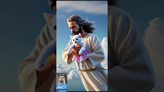 It was a skydiving cat and Jesus Christ 🐱👼👿🪂🪂✈️jesus devil shorts [upl. by Jean918]