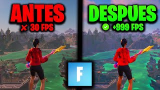 La MEJOR OPTIMIZACION Para FORTNITE C5S2 ✅ AUMENTA Tus FPS [upl. by Ahswat]