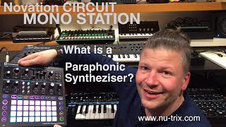 Circuit MONO Station  What is a PARAPHONIC Synth [upl. by Rhona277]