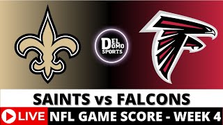 NEW ORLEANS SAINTS VS ATLANTA FALCONS LIVE 🏈 NFL Game Score PlaybyPlay Week 4  SEP 29 2024 [upl. by Nylarac]