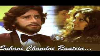 Suhani Chandni Raaten  Mukti 1977  Mukesh  Shashi Kapoor mukesh shashikapoor rdburman mukti [upl. by Haila]