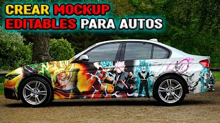 como Crear MOCKUP para AUTOS con Photoshop 🔴como PERSONALIZAR AUTOS a tu MANERA con PHOTOSHOP [upl. by Ardnahs527]