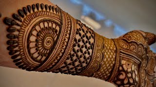 Beautiful Full Hand Mehndi Designs Chaat Pooja Mehendi Bridal Mehandi Easy [upl. by Aivlys]