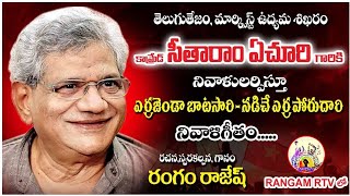 రెడ్ సెల్యూట్ కామ్రేడ్ సీతారాంఏచూరి yechurysong tributesong cpimsong సీతారాంఏచూరినివాళిగీతం [upl. by Bobine]