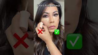 Face Lifting Makeup  Makeup Techniques to Lift Face makeupshorts makeuptutorial faceliftmakeup [upl. by Armanda]