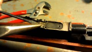 Sks rear sight spring removal [upl. by Cassondra]