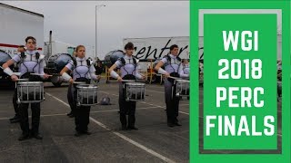 Center Grove Drumline 2018 WGI Finals Lot [upl. by Simmie]