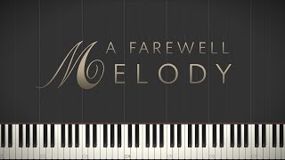 A Farewell Melody  Jacobs Piano \\ Synthesia Piano Tutorial [upl. by Gurtner842]