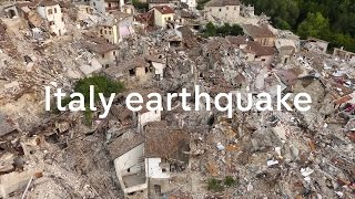 Italy Earthquake ancient villages destroyed aftershocks continue [upl. by Buderus]