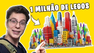 VISITEI A MAIOR MAQUETE de LEGO 1 MILHÃO DE BLOCOS [upl. by Aihsat723]