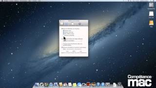03 • Activer laffichage des périphériques sur le bureau • Mountain Lion tutoriel vidéo [upl. by Kerred]