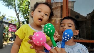 Belajar warna balon warna warni  Balon finger family [upl. by Laamaj]