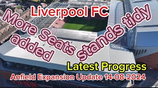 Liverpool FC Anfield Stadium Expansion Update 14082024 [upl. by Asquith]