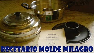 Recetario del Molde Milagro Cocina Roscas en la Estufa [upl. by Tap]