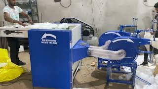 Fiber Filling Machine With Fiber CardingWith Cloth Attachment [upl. by Nodnorb42]