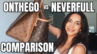 Louis Vuitton OnTheGo MM vs Neverfull MM Comparison Video  Which one is better [upl. by Mossman]