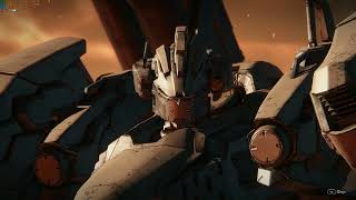 Armored Core 6 Melee Build NIGHTFALL RAVEN Boss Fight Mission 25 Defend The Old Spaceport [upl. by Eessej]