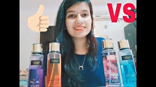 VICTORIA SECRET BODY MIST COLLECTION  PERFUME COLLECTION  LOVE SPELL AQUA KISS 2020 [upl. by Chally894]