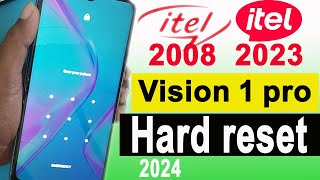 itel vision 1 pro Hard Reset  itel L6502 Factory Reset  itel vision 1 pro Pattern Unlock 2024 [upl. by Gnay]