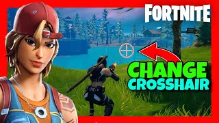 How To CHANGE CROSSHAIR In Fortnite ✅ 2024 GUIDE  CUSTOMIZE Crosshair Settings in Fortnite [upl. by Dominus757]