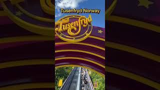 Welcome to Tusenfryd in Norway  Largest Amusement park norway tusenfryd oslo amusementpark [upl. by Emmey]