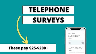 Telephone Surveys Best Sites to Use [upl. by Wilonah211]