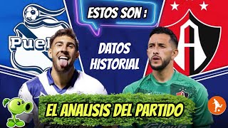 Estos son los datos del Puebla vs Atlas hoy Liga MX  Historial análisis y como vienen los equipos [upl. by Enerual]