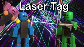 Laser Tag stikbot [upl. by Enirol]