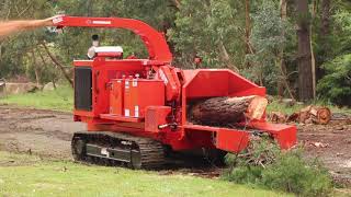 Morbark 2230 Track Forestry Chipper [upl. by Lehsar701]