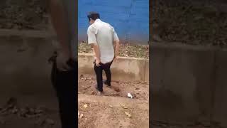 Chinese man caught defecating in a drainage in Lusakas Longacres area [upl. by Yahsat]