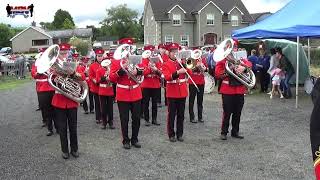 Poyntzpass Silver Band  Tullyvallen Silver Band Parade 2024 [upl. by Marlie]