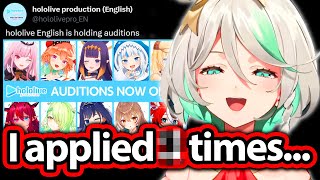 Cecilia Reveals How Many Times She Had Applied to HoloEN and Surprised Chat 【Hololive】 [upl. by Rifkin267]